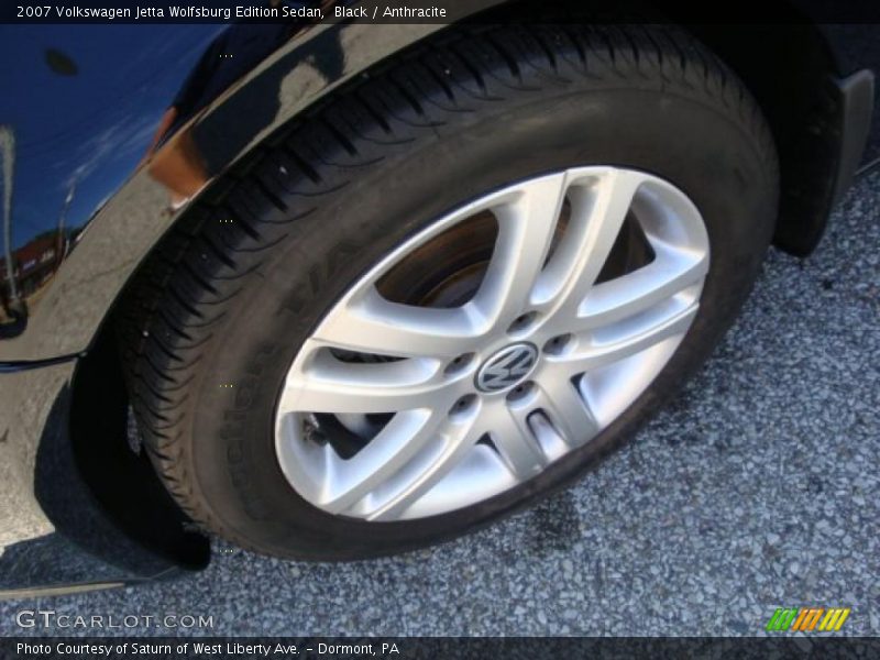 Black / Anthracite 2007 Volkswagen Jetta Wolfsburg Edition Sedan