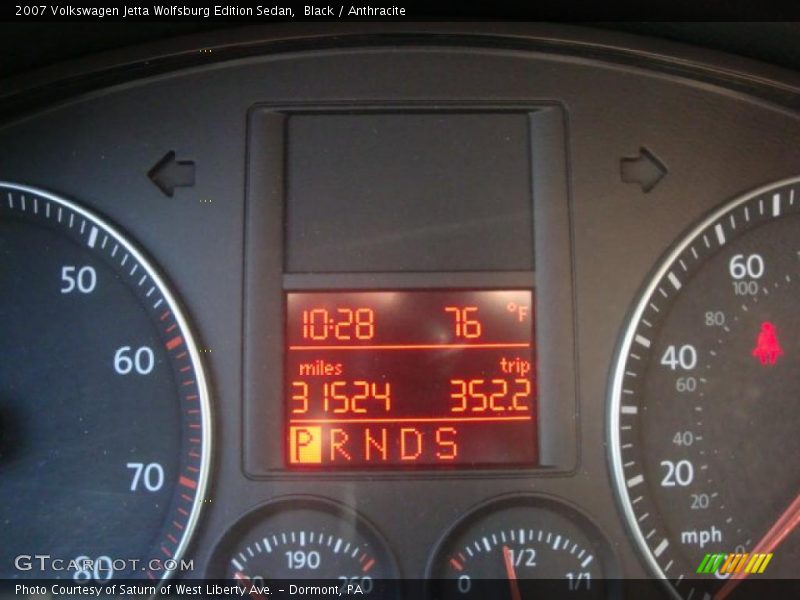 Black / Anthracite 2007 Volkswagen Jetta Wolfsburg Edition Sedan