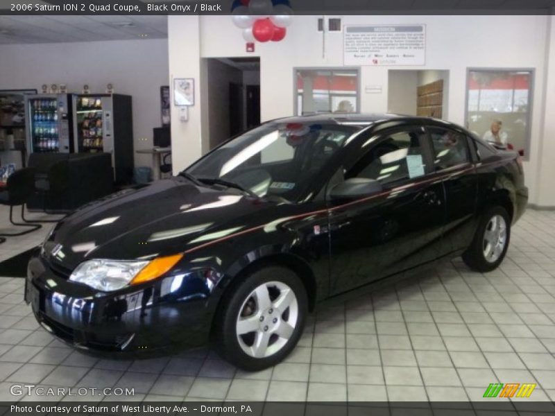 Black Onyx / Black 2006 Saturn ION 2 Quad Coupe