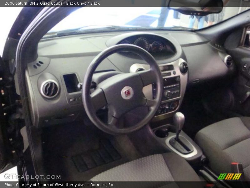 Black Onyx / Black 2006 Saturn ION 2 Quad Coupe