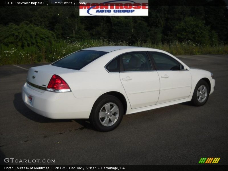 Summit White / Ebony 2010 Chevrolet Impala LT