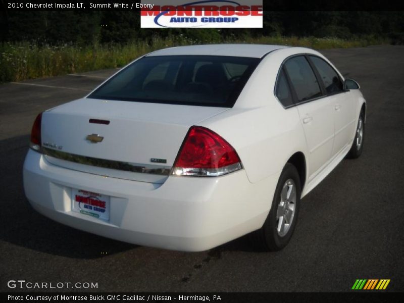 Summit White / Ebony 2010 Chevrolet Impala LT