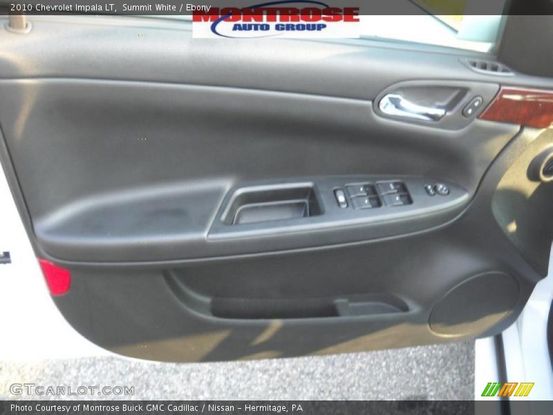 Summit White / Ebony 2010 Chevrolet Impala LT