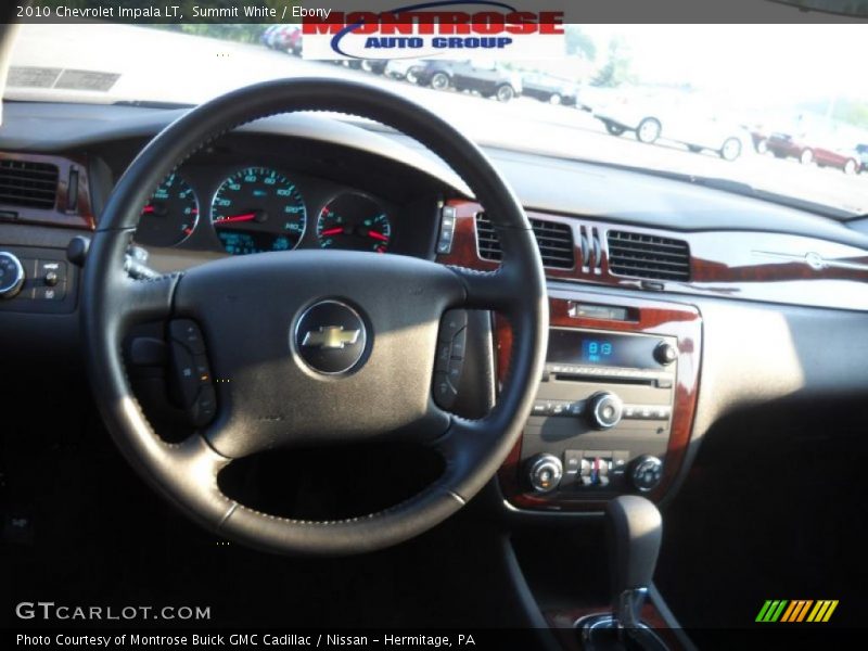 Summit White / Ebony 2010 Chevrolet Impala LT