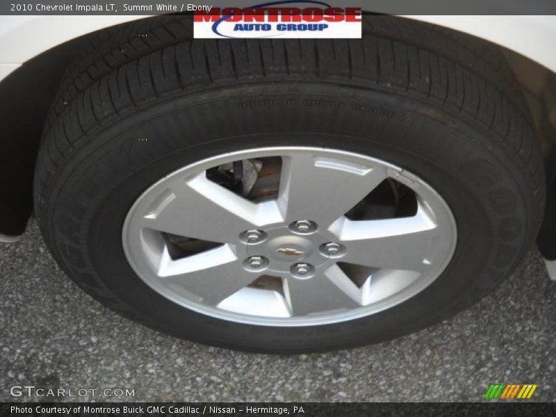 Summit White / Ebony 2010 Chevrolet Impala LT