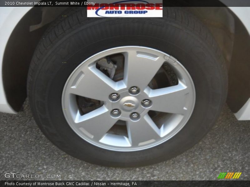 Summit White / Ebony 2010 Chevrolet Impala LT