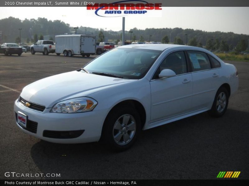 Summit White / Ebony 2010 Chevrolet Impala LT