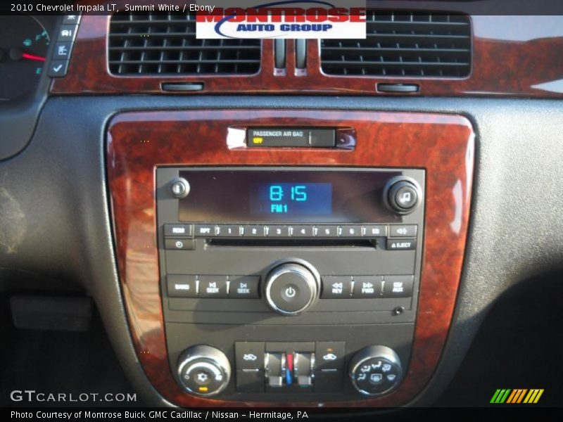 Summit White / Ebony 2010 Chevrolet Impala LT