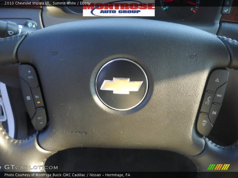 Summit White / Ebony 2010 Chevrolet Impala LT
