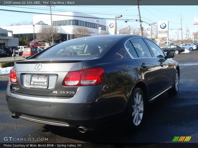Flint Gray Mica / Black 2006 Lexus GS 300 AWD