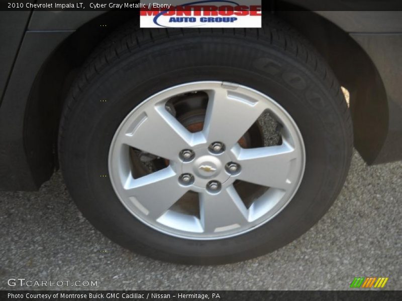 Cyber Gray Metallic / Ebony 2010 Chevrolet Impala LT