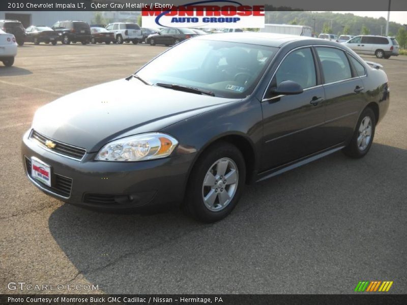 Cyber Gray Metallic / Ebony 2010 Chevrolet Impala LT