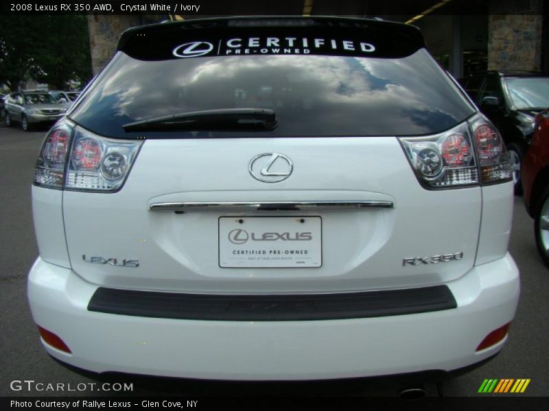 Crystal White / Ivory 2008 Lexus RX 350 AWD