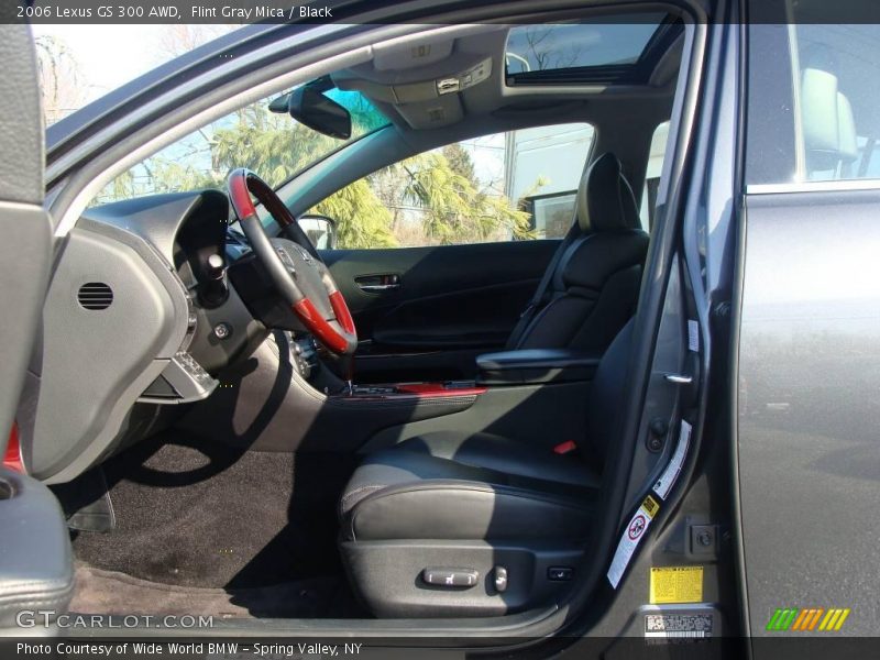 Flint Gray Mica / Black 2006 Lexus GS 300 AWD
