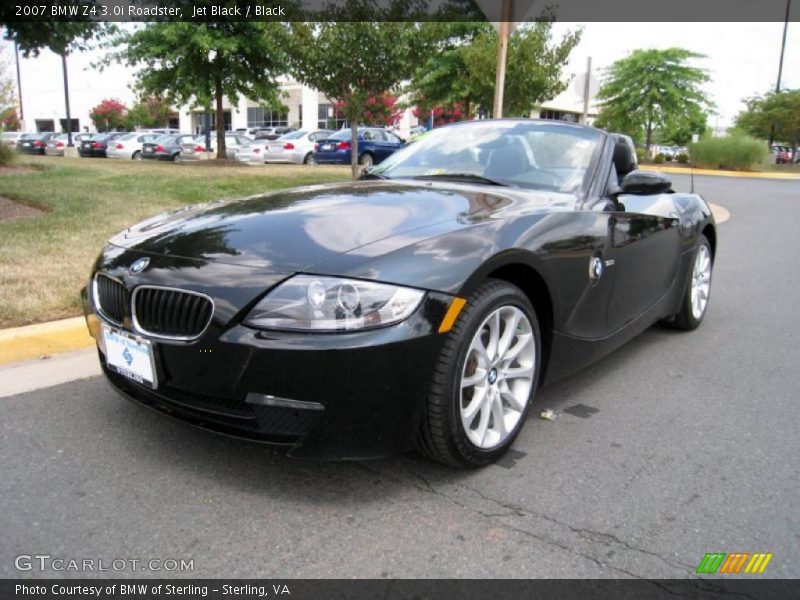 Jet Black / Black 2007 BMW Z4 3.0i Roadster