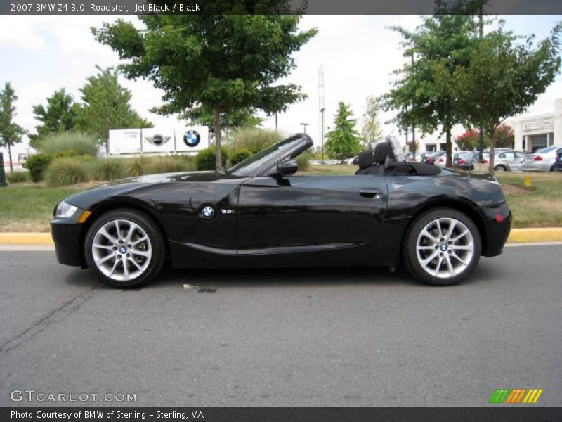 Jet Black / Black 2007 BMW Z4 3.0i Roadster