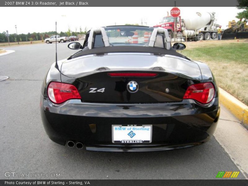 Jet Black / Black 2007 BMW Z4 3.0i Roadster