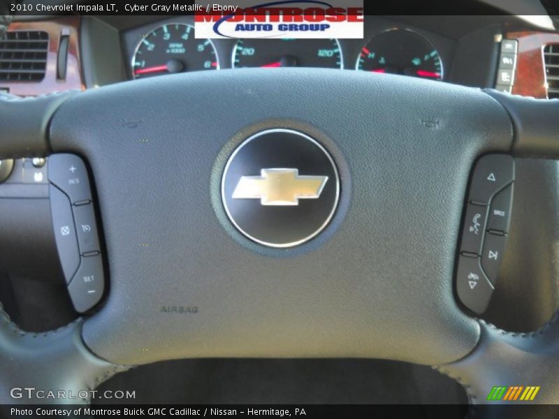 Cyber Gray Metallic / Ebony 2010 Chevrolet Impala LT