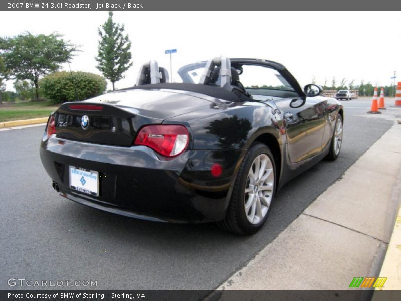 Jet Black / Black 2007 BMW Z4 3.0i Roadster