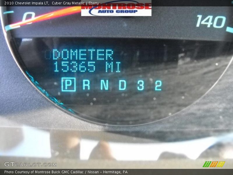Cyber Gray Metallic / Ebony 2010 Chevrolet Impala LT