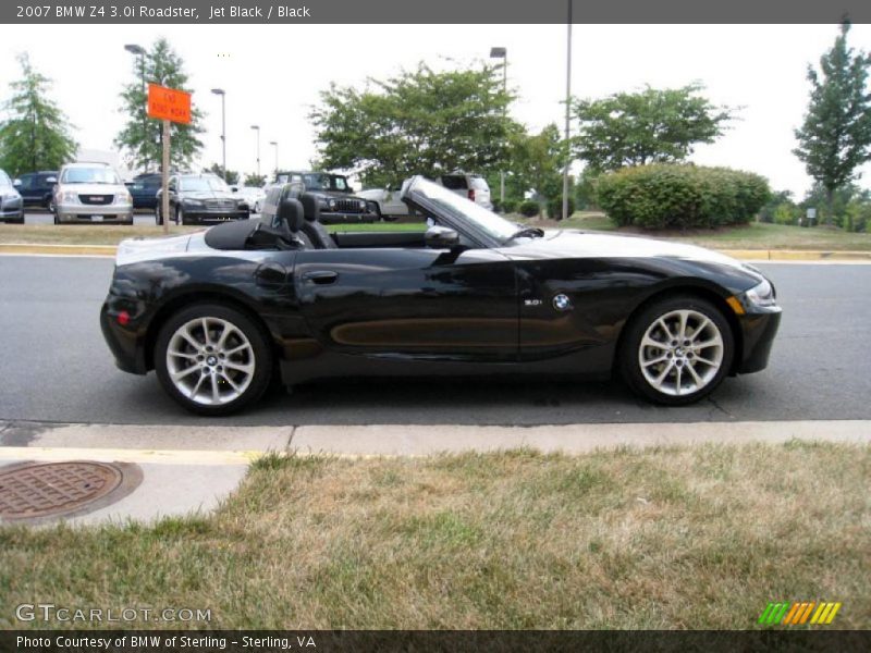 Jet Black / Black 2007 BMW Z4 3.0i Roadster