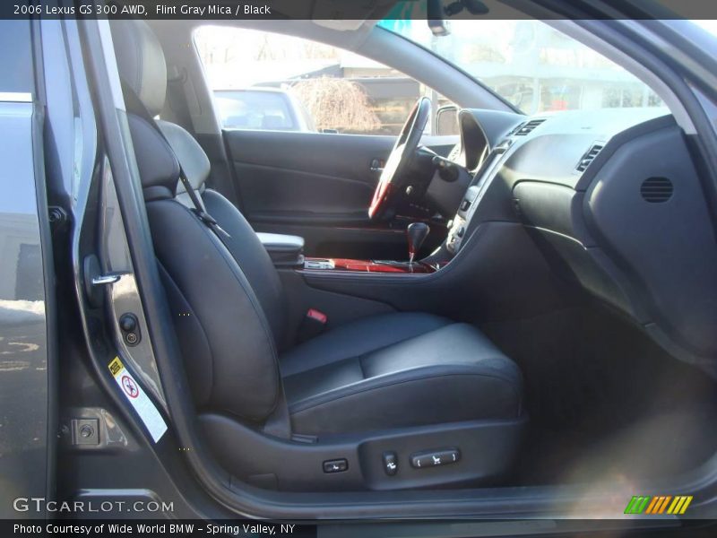 Flint Gray Mica / Black 2006 Lexus GS 300 AWD