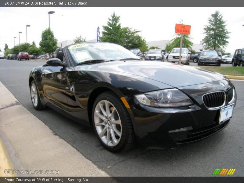 Jet Black / Black 2007 BMW Z4 3.0i Roadster
