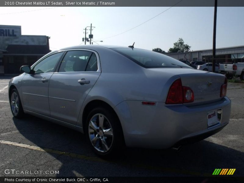 Silver Ice Metallic / Titanium 2010 Chevrolet Malibu LT Sedan