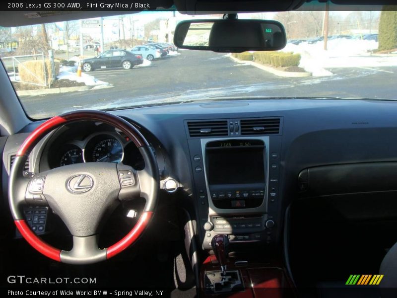 Flint Gray Mica / Black 2006 Lexus GS 300 AWD