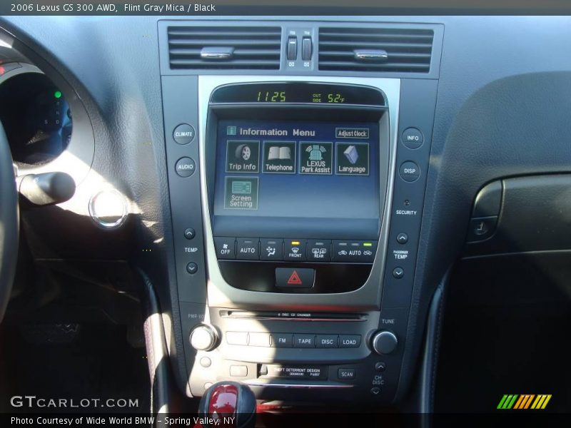 Flint Gray Mica / Black 2006 Lexus GS 300 AWD