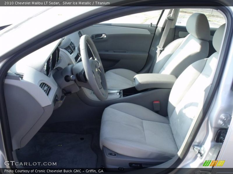Silver Ice Metallic / Titanium 2010 Chevrolet Malibu LT Sedan