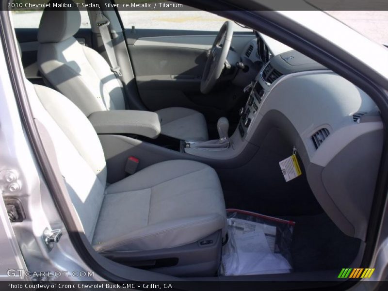 Silver Ice Metallic / Titanium 2010 Chevrolet Malibu LT Sedan