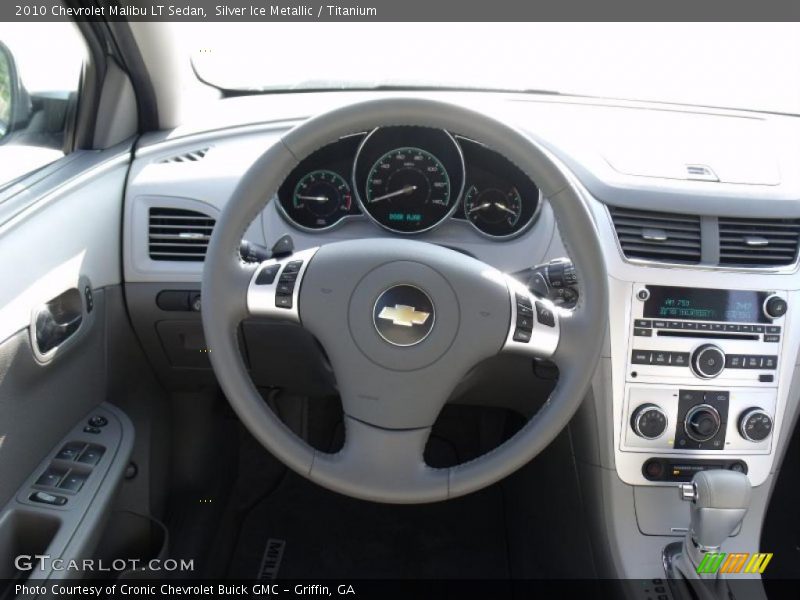 Silver Ice Metallic / Titanium 2010 Chevrolet Malibu LT Sedan