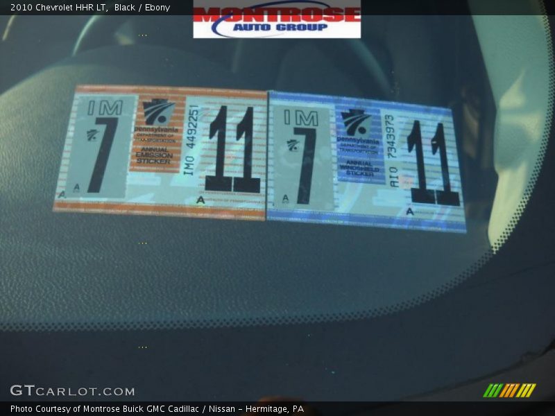 Black / Ebony 2010 Chevrolet HHR LT