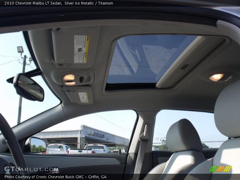 Silver Ice Metallic / Titanium 2010 Chevrolet Malibu LT Sedan
