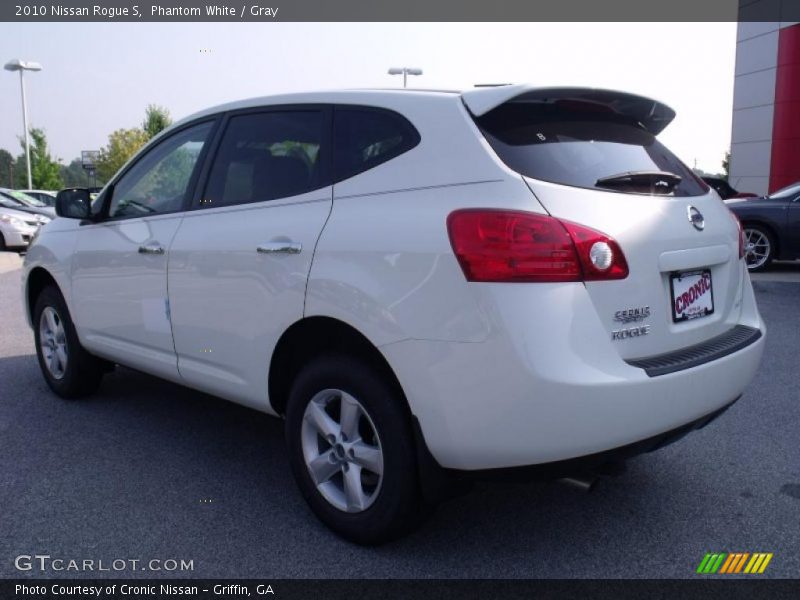 Phantom White / Gray 2010 Nissan Rogue S