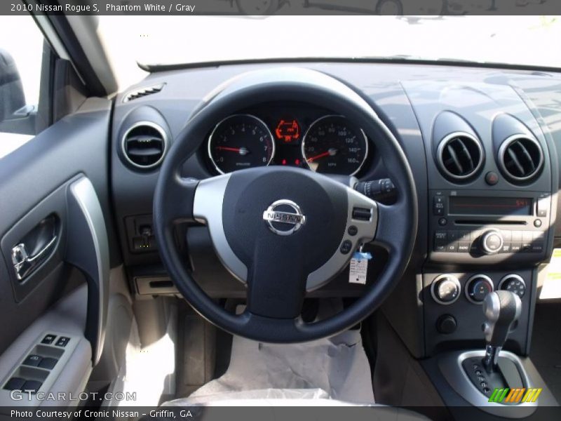 Phantom White / Gray 2010 Nissan Rogue S