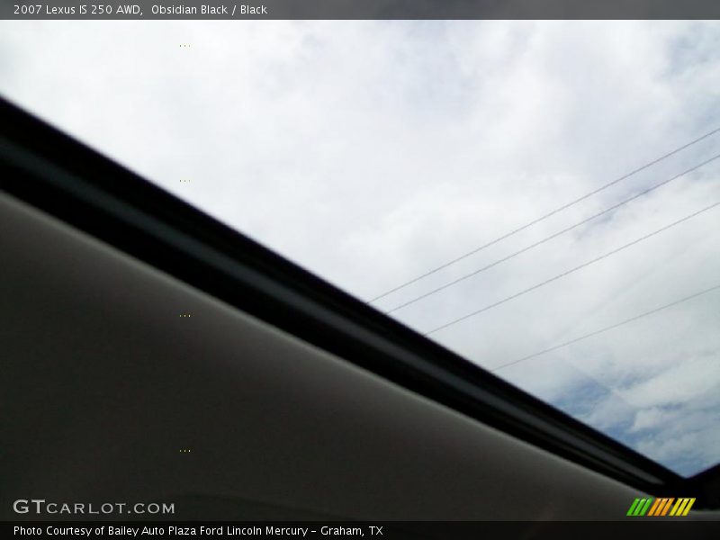Obsidian Black / Black 2007 Lexus IS 250 AWD