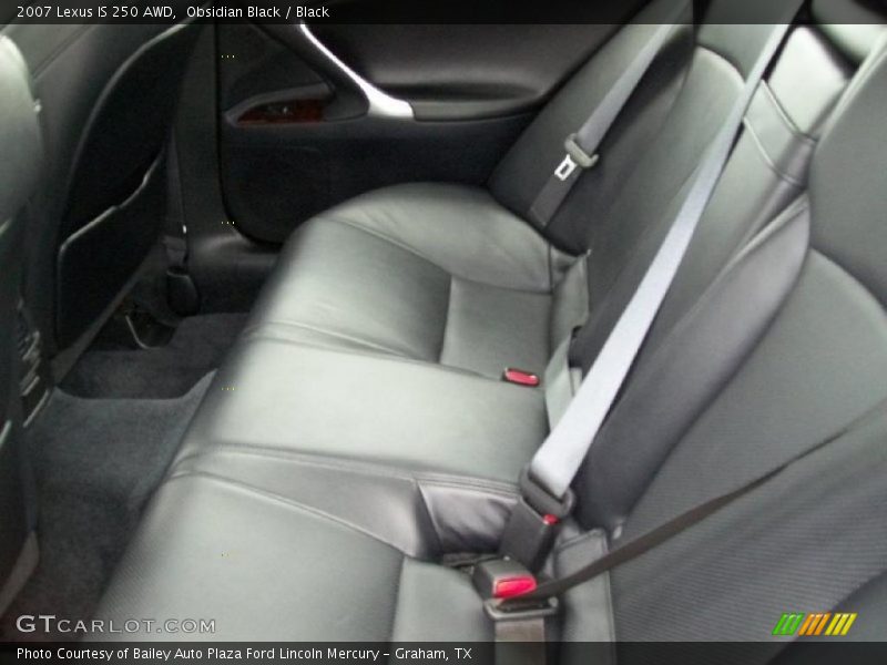 Obsidian Black / Black 2007 Lexus IS 250 AWD