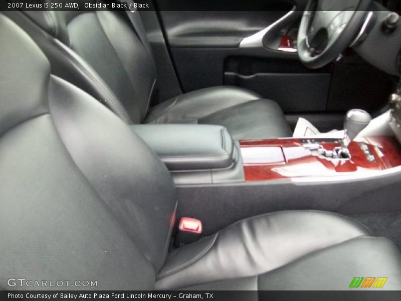 Obsidian Black / Black 2007 Lexus IS 250 AWD