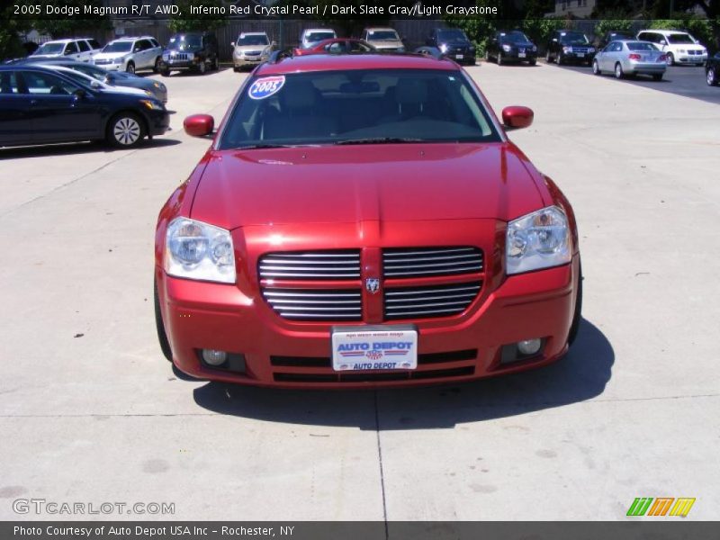 Inferno Red Crystal Pearl / Dark Slate Gray/Light Graystone 2005 Dodge Magnum R/T AWD