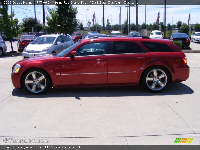 Inferno Red Crystal Pearl / Dark Slate Gray/Light Graystone 2005 Dodge Magnum R/T AWD