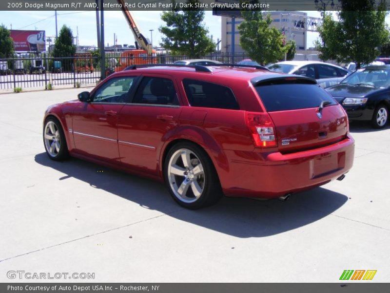 Inferno Red Crystal Pearl / Dark Slate Gray/Light Graystone 2005 Dodge Magnum R/T AWD