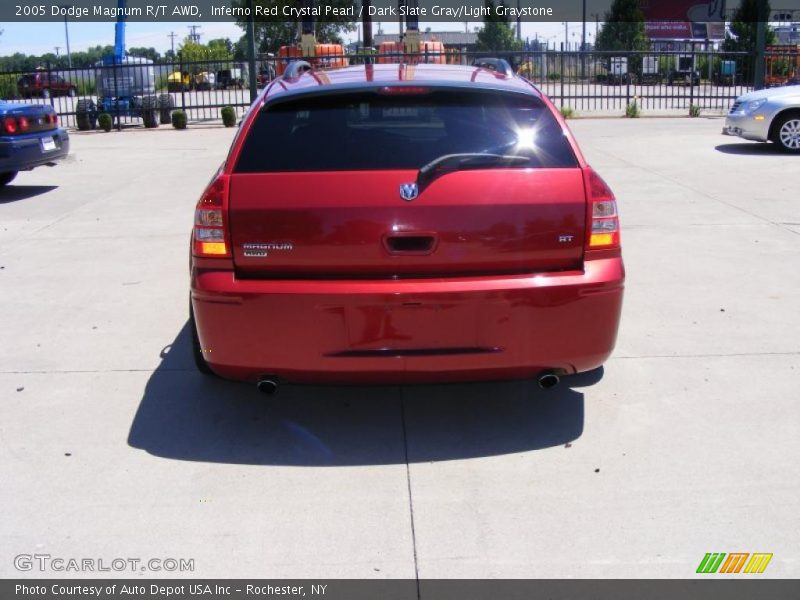 Inferno Red Crystal Pearl / Dark Slate Gray/Light Graystone 2005 Dodge Magnum R/T AWD