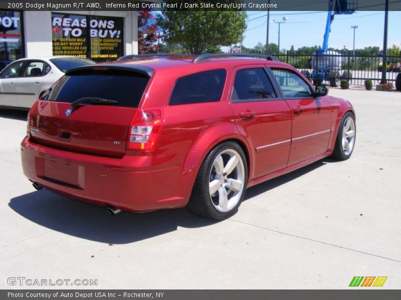 Inferno Red Crystal Pearl / Dark Slate Gray/Light Graystone 2005 Dodge Magnum R/T AWD