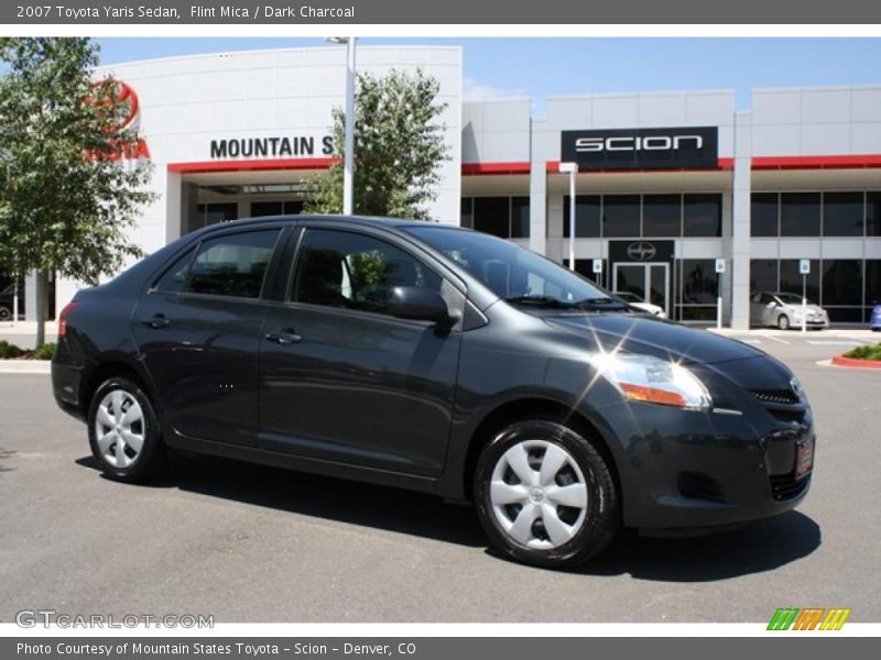 Flint Mica / Dark Charcoal 2007 Toyota Yaris Sedan