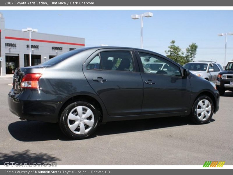 Flint Mica / Dark Charcoal 2007 Toyota Yaris Sedan