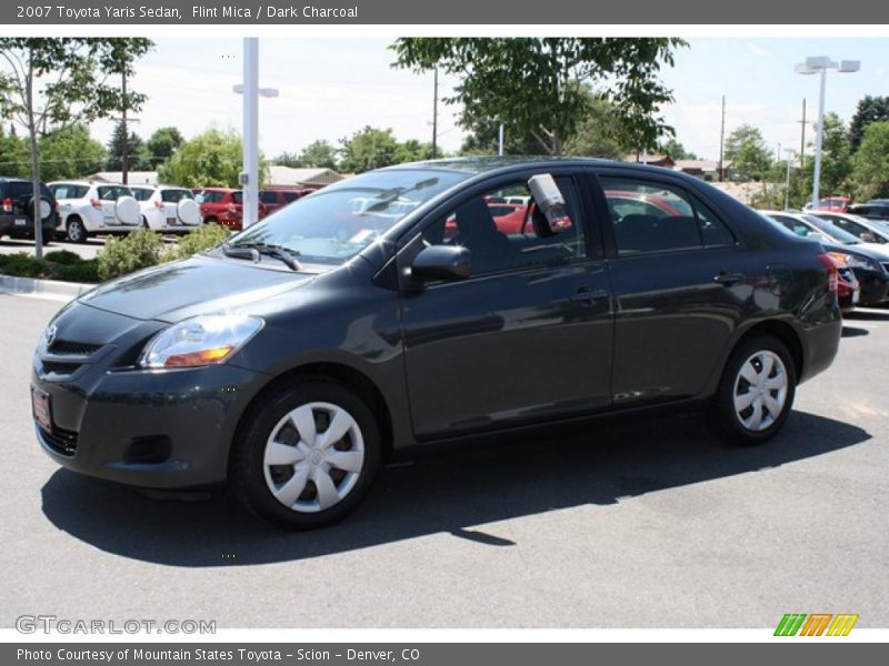 Flint Mica / Dark Charcoal 2007 Toyota Yaris Sedan