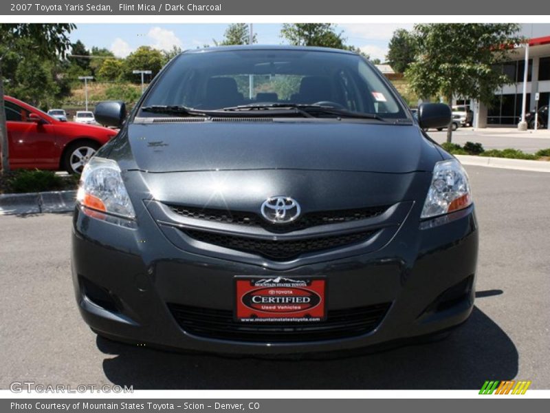 Flint Mica / Dark Charcoal 2007 Toyota Yaris Sedan