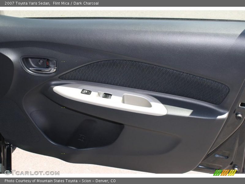 Flint Mica / Dark Charcoal 2007 Toyota Yaris Sedan